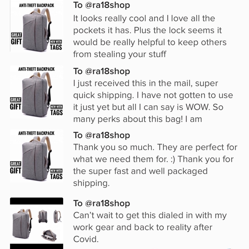 HP💥BEST SELLER • Antitheft Backpack Laptop Bag - Picture 2 of 8